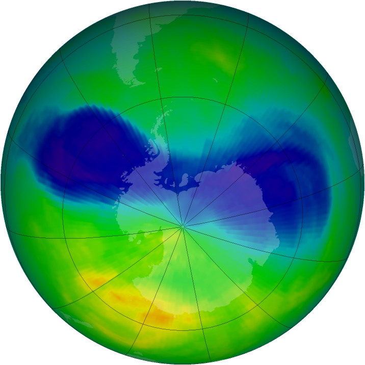 Ozone Map 2002-09-23